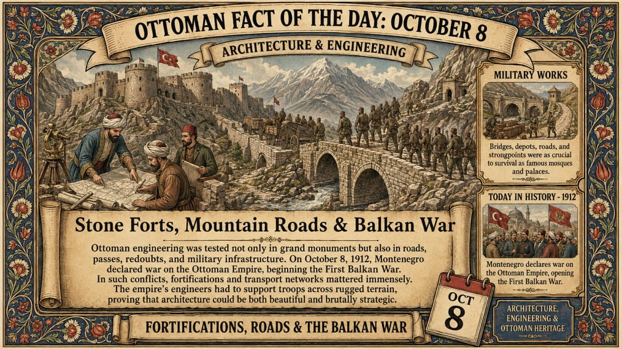 ARCHITECTURE & ENGINEERINGStone Forts, Mountain Roads & Balkan War — October 8