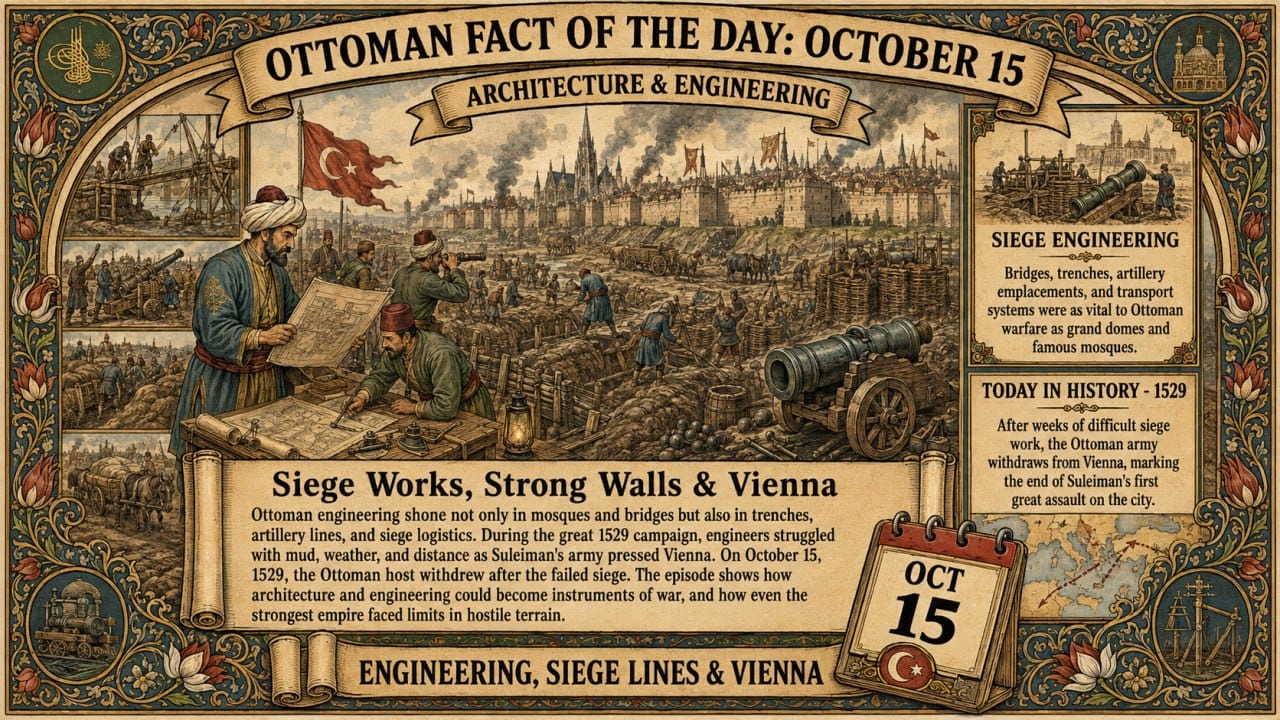 ARCHITECTURE & ENGINEERING
Siege Works, Strong Walls & Vienna — October 15