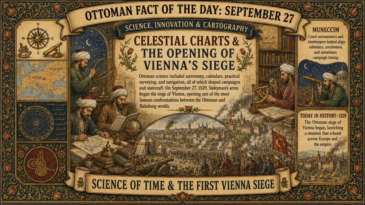 SCIENCE, INNOVATION & CARTOGRAPHYCELESTIAL CHARTS & THE OPENING OF VIENNA’S SIEGE — September 27